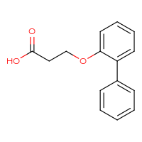 Chemical structure of 3-{[1,1'-biphenyl]-2-yloxy}propanoic acid - CSSB00000512460