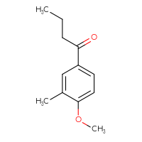 Chemical structure of 1-(4-methoxy-3-methylphenyl)butan-1-one - CSSB00011294287
