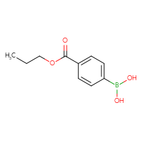 Chemical structure of [4-(propoxycarbonyl)phenyl]boronic acid - CSSB00000061995