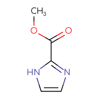Chemical structure of methyl 1H-imidazole-2-carboxylate - CSSB00000082608