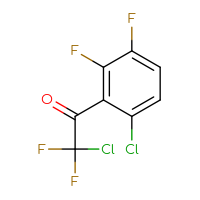Chemical structure of 2-chloro-1-(6-chloro-2,3-difluorophenyl)-2,2-difluoroethan-1-one - CSSB00014670869