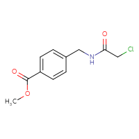 Chemical structure of methyl 4-[(2-chloroacetamido)methyl]benzoate - CSSB00000183023