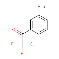 Chemical structure of 2-chloro-2,2-difluoro-1-(3-methylphenyl)ethan-1-one - CSSB00012753982
