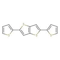 Chemical structure of 2-[5-(thiophen-2-yl)thieno[3,2-b]thiophen-2-yl]thiophene - CSSB00016991715
