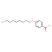 Chemical structure of 4-(nonyloxy)benzoic acid - CSSB00000519479