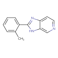 Chemical structure of 2-(2-methylphenyl)-3H-imidazo[4,5-c]pyridine - CSSB00005736855