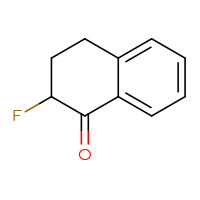 Chemical structure of 2-fluoro-1,2,3,4-tetrahydronaphthalen-1-one - CSSB00015243598