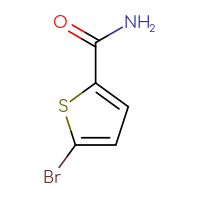 Chemical structure of 5-bromothiophene-2-carboxamide - CSSB00000162267
