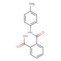 Chemical structure of 2-[(4-methylphenyl)carbamoyl]benzoic acid - CSSB00026938516