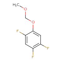 Chemical structure of 1,2,4-trifluoro-5-(methoxymethoxy)benzene - CSSB00016129321