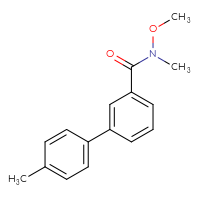 Chemical structure of N-methoxy-N,4'-dimethyl-[1,1'-biphenyl]-3-carboxamide - CSSB06583011970