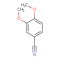 Chemical structure of 3,4-dimethoxybenzonitrile - CSSB00000173364