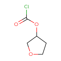 Chemical structure of oxolan-3-yl carbonochloridate - CSSB00012954964