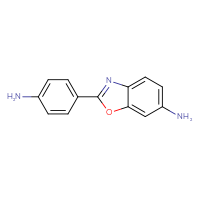 Chemical structure of 2-(4-aminophenyl)-1,3-benzoxazol-6-amine - CSSB00020625860