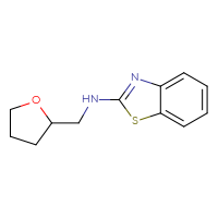Chemical structure of N-[(oxolan-2-yl)methyl]-1,3-benzothiazol-2-amine - CSSB00000259699