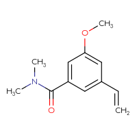 Chemical structure of 3-ethenyl-5-methoxy-N,N-dimethylbenzamide - CSSB03219875965