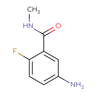 Chemical structure of 5-amino-2-fluoro-N-methylbenzamide - CSSB00000747870