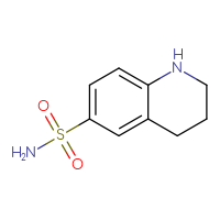 Chemical structure of 1,2,3,4-tetrahydroquinoline-6-sulfonamide - CSSB00000238841