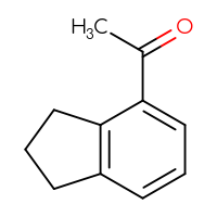 Chemical structure of 1-(2,3-dihydro-1H-inden-4-yl)ethan-1-one - CSSB00000069020
