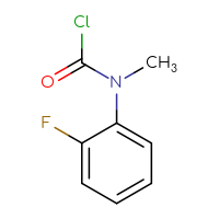 Chemical structure of N-(2-fluorophenyl)-N-methylcarbamoyl chloride - CSSB00012661868
