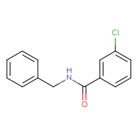 Chemical structure of N-benzyl-3-chlorobenzamide - CSSB00000153143