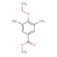 Chemical structure of methyl 4-ethoxy-3,5-dimethylbenzoate - CSSB00010769463