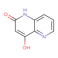 Chemical structure of 4-hydroxy-1,2-dihydro-1,5-naphthyridin-2-one - CSSB00000734235