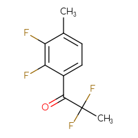 Chemical structure of 1-(2,3-difluoro-4-methylphenyl)-2,2-difluoropropan-1-one - CSSB00015480427