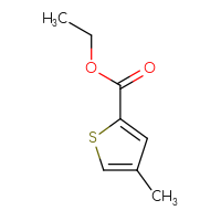 Chemical structure of ethyl 4-methylthiophene-2-carboxylate - CSSB00009863072