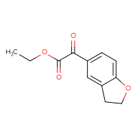 Chemical structure of ethyl 2-(2,3-dihydro-1-benzofuran-5-yl)-2-oxoacetate - CSSB00011512962