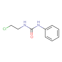 Chemical structure of 3-(2-chloroethyl)-1-phenylurea - CSSB00000163276