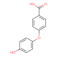 Chemical structure of 4-(4-hydroxyphenoxy)benzoic acid - CSSB00000012244