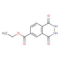 Chemical structure of ethyl 1,4-dioxo-1,2,3,4-tetrahydrophthalazine-6-carboxylate - CSSB21291565503