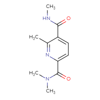 Chemical structure of N2,N2,N5,6-tetramethylpyridine-2,5-dicarboxamide - CSSB00061943503