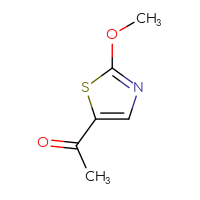 Chemical structure of 1-(2-methoxy-1,3-thiazol-5-yl)ethan-1-one - CSSB00011769407