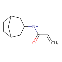 Chemical structure of N-{bicyclo[3.2.1]octan-3-yl}prop-2-enamide - CSSB00022570757