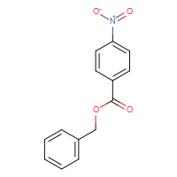 Chemical structure of benzyl 4-nitrobenzoate - CSSB00000000827