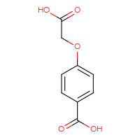 Chemical structure of 4-(carboxymethoxy)benzoic acid - CSSB00000212289