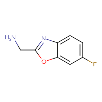 Chemical structure of 1-(6-fluoro-1,3-benzoxazol-2-yl)methanamine - CSSB00011900758