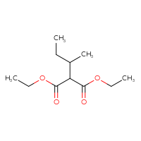 Chemical structure of 1,3-diethyl 2-(butan-2-yl)propanedioate - CSSB00011216512