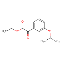 Chemical structure of ethyl 2-oxo-2-[3-(propan-2-yloxy)phenyl]acetate - CSSB00018463154