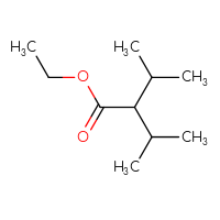 Chemical structure of ethyl 3-methyl-2-(propan-2-yl)butanoate - CSSB00014699263