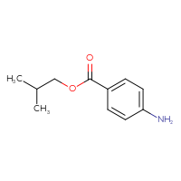 Chemical structure of 2-methylpropyl 4-aminobenzoate - CSSB00000171578