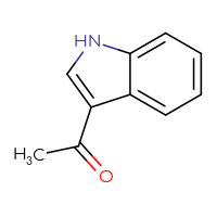 Chemical structure of 1-(1H-indol-3-yl)ethan-1-one - CSSB00000187069
