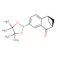 Chemical structure of (1s,9s)-5-(4,4,5,5-tetramethyl-1,3,2-dioxaborolan-2-yl)tricyclo[7.1.1.0²,⁷]undeca-2,4,6-trien-8-one - CSSB06441594904