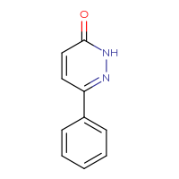 Chemical structure of 6-phenyl-2,3-dihydropyridazin-3-one - CSSB00000742874