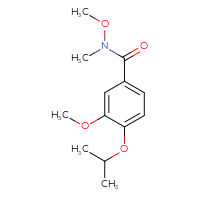 Chemical structure of N,3-dimethoxy-N-methyl-4-(propan-2-yloxy)benzamide - CSSB00103797952