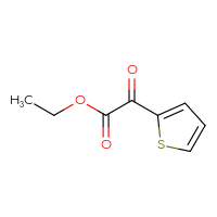 Chemical structure of ethyl 2-oxo-2-(thiophen-2-yl)acetate - CSSB00000179757