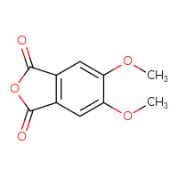 Chemical structure of 5,6-dimethoxy-1,3-dihydro-2-benzofuran-1,3-dione - CSSB00010989176