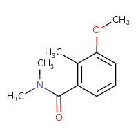 Chemical structure of 3-methoxy-N,N,2-trimethylbenzamide - CSSB00023824397
